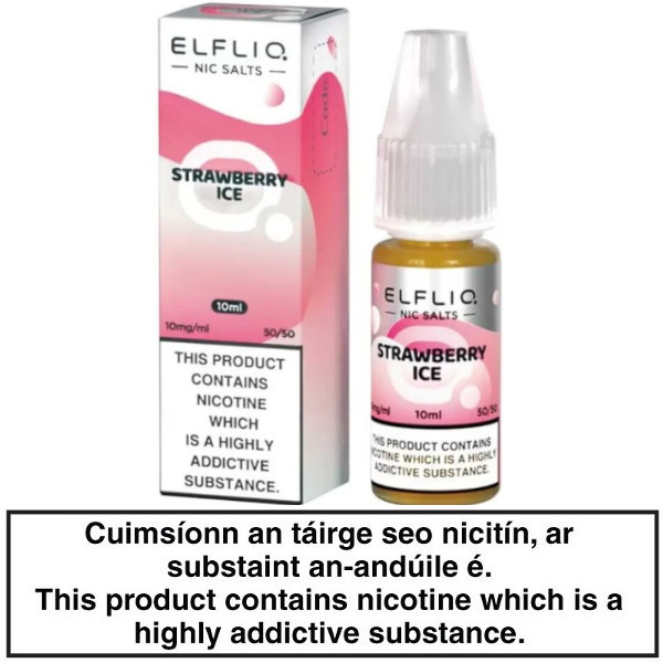 ELFLIQ Nic Salt E-Liquid Strawberry Ice