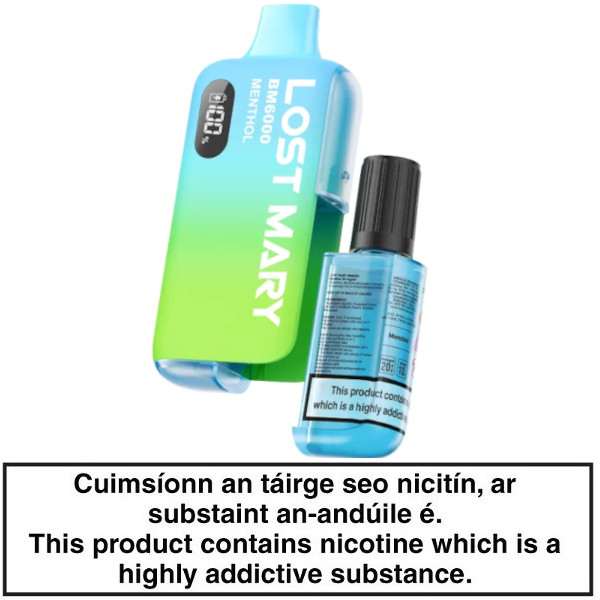 Lost Mary BM6000 Prefilled Kit 20mg Menthol